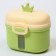 Container for storage of baby food "Crown", 240 gr., Green color