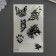 Tattoo on the body luminous "wolf" 12x7.5 cm