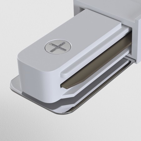 Direct Connector for the Technical Track-11C-11W, 7.1x3.3.32 cm, white color.-1