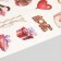 Stick Paper "Romance for two" set 6 sheets 18.6x10 cm