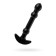 Unrealistic phallimitator Sexus Glass, glass, black, 19 cm