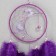 Dreams "Butterflies and ostrich feathers" purple d = 15 cm 50x15 cm