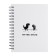 Notebook of 120 sheets in a cage on a crest Pixel, hard cover, matte lamination, selective varnish, mix