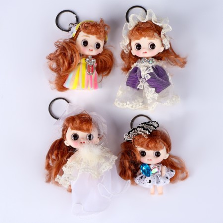 Keychain "doll" with one tail, 9 cm-4
