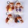 Keychain "doll" with one tail, 9 cm