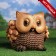Figure pot "Owl", 2.8 l/30x31x26 cm color