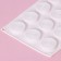 Form for chocolate “Hypnosis”, silicone, 29 × 17 × 1.1 cm, 15 cells (D = 4.2 cm), white color