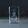 Souvenir glass rectangle "Thinker" 5x5x8 cm