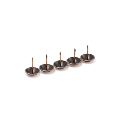 Tundra nails, decorative, 19x22 mm, copper, 200 pcs-12