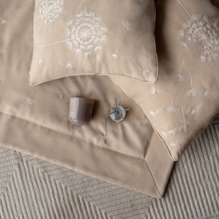 Cover with pillowcases "Tara", size 230x250 cm, beige color-2