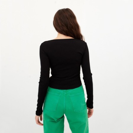 Female jumper with a neckline Mist, p. 48-50, black-2