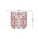 A set of napkins for setting the Ukrainian Ornament table, rectangular, rounded edges, size 30x46 cm, 4 pcs