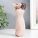 Polystone souvenir "Girl with pink callas" 4x4.5x13 cm
