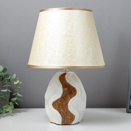 Table lamp 7515127TL/1 E14 40W white-cream 25x25x35 cm Risalux