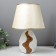 Table lamp 7515127TL/1 E14 40W white-cream 25x25x35 cm Risalux