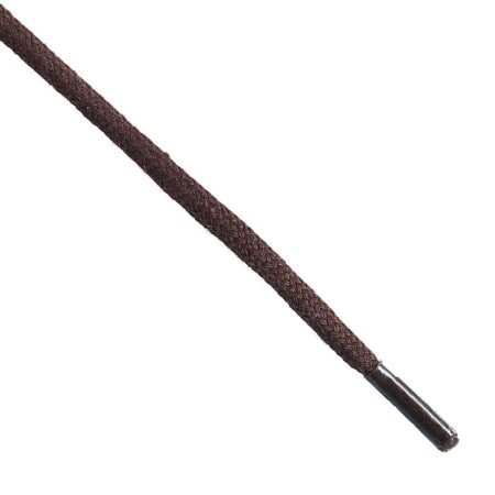 Shoes for shoes are round, d = 3mm, 90cm, brown color-1