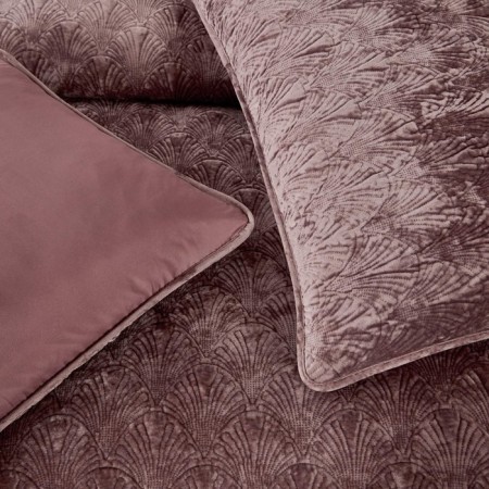 Cover with pillowcases Sofi de Marko "Rosalin", size 240x260 cm, 50x70 cm - 2 pcs, color ash rose-7