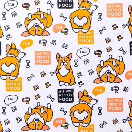 ALL YOUNED IS FOOD 43x28 ​​cm mat.-4