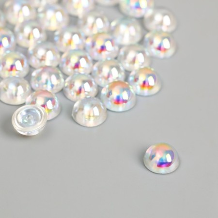 Decor for creativity Plastic "Bigating Halves" set of 30 pcs 0.8x0.8 cm