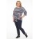 Women's blouse Wisell M4-3745/3, size 52