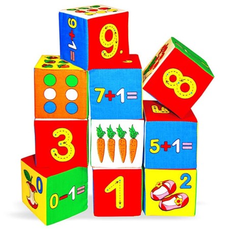 Set of developing soft cubes "Smart Mathematics"-1