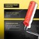 Decorative tundra roller, rubber, "crocodile", handle d = 6 mm, 180 mm