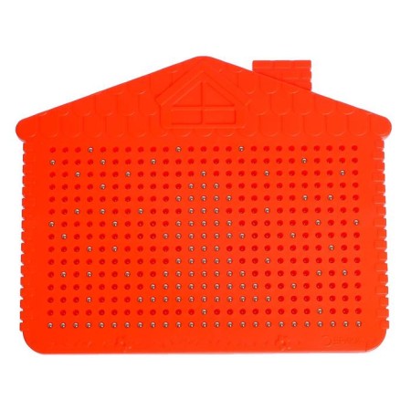 The training tablet "Magnetic drawing", New Year, red color, 375 holes-1