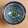 Rishtan ceramics "flowers" 15 cm, small, blue