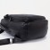 Women's backpack made of artificial leather with lightning, black color