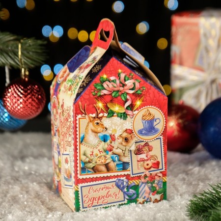 Gift folding box "Visiting the fairy tale" 12 x 12 x 17 cm-3