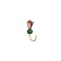 Mormyshka drop (Halvanik copper), weight 0.3 g, size 3