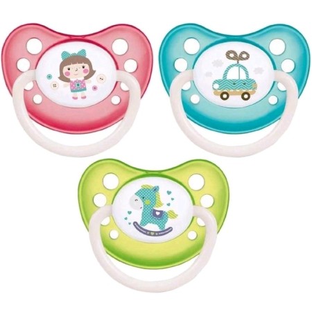 Latex dummy Canpol Babies Toys, anatomical, from 6-18 months, color mix-2