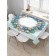Tables on the table "Circle of balls", rectangular, Saten, size 120x145 cm