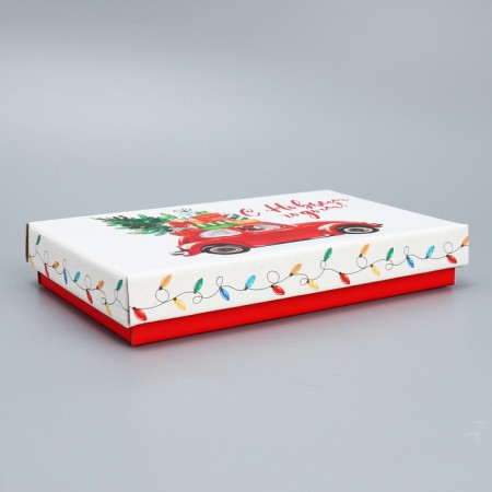 Folding box "Happy New Year", 25.5 x 15 x 4 cm, new year-2