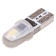 LED lamp T5 (W1.2W), 12V, 2 SMD diode, 1-end, bipolar, white, Skyway, S08201458
