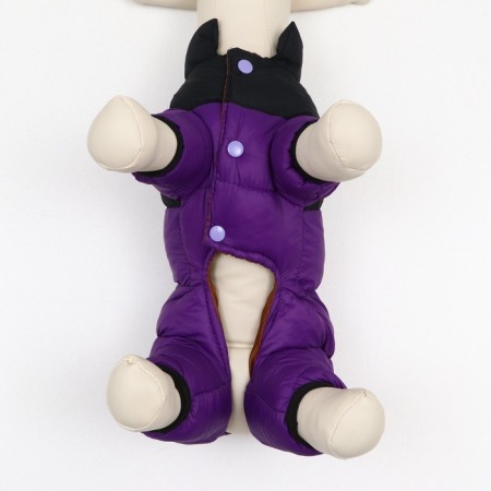 Overalls "Umka", size 14 (DS 32 cm, OG 42 cm, Osh 31 cm), black-violet-4