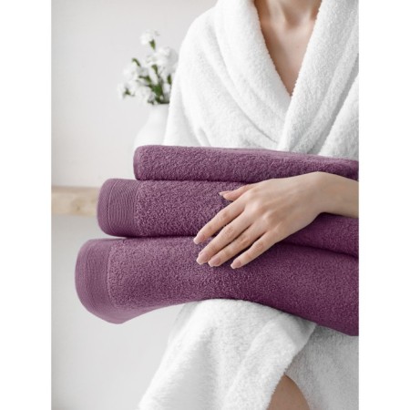 Tensor Guten Morgen Burgundy, 500 grams, size 70x140 cm, purple color-4