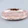 Paperial plate "Strips", in the set 6 pcs., Color Pink gold