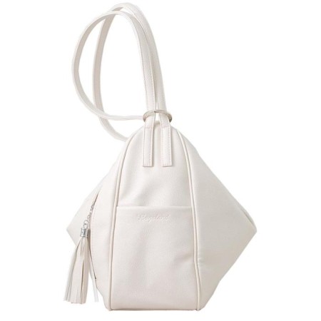Bag-bag, lightning department, outer pocket, white color-1