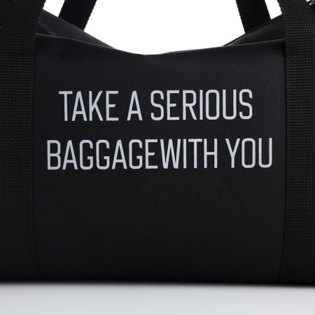 Road bag, textura, small size, black color-4