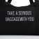 Road bag, textura, small size, black color
