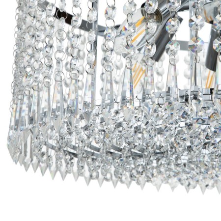 Ceiling light indigo, 12005/6C Chrome. 6x40W, E14, 500x500x240/325 mm-2