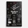 Carting clock, interior "Rules of the House", smooth move, 57 x 35 x 4 cm