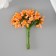 Decorative bouquet "berries" length 9.5 cm, orange