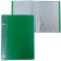 Folder with 40 A4, 500 μm inserts, calligrata, pocket on the spine, green