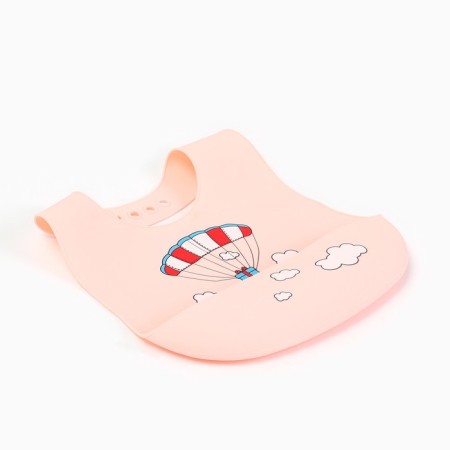 Silicone Bibs lamp "Blood", pink color-1