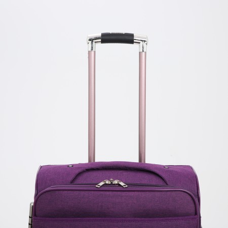 Small 24 suitcase "on lightning, code castle, with extension, purple color-5