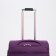 Small 24 suitcase "on lightning, code castle, with extension, purple color