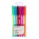 A set of ballpoint pens, 6 colors, a triangular, tinted case, in a blister on the button