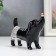 Souvenir Ceramics "Dachshund in shorts" Black 9.3x5.3x13.7 cm
